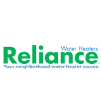 Reliance water heater brand logo