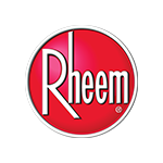 Rheem water heater brand logo